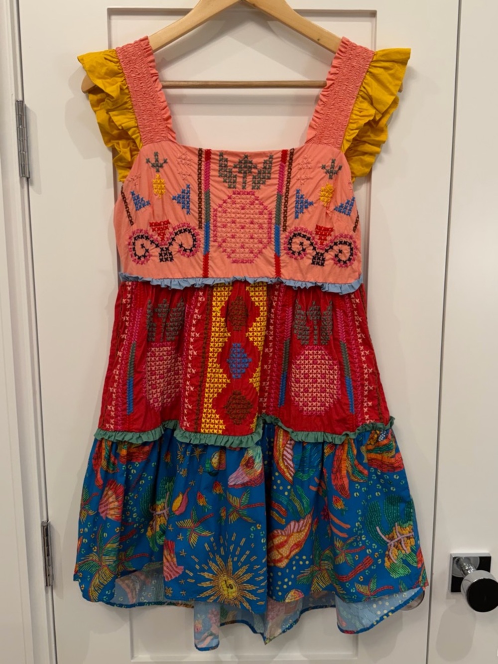 FARM Rio Colorblocked Mini Dress - Picture 5 of 12